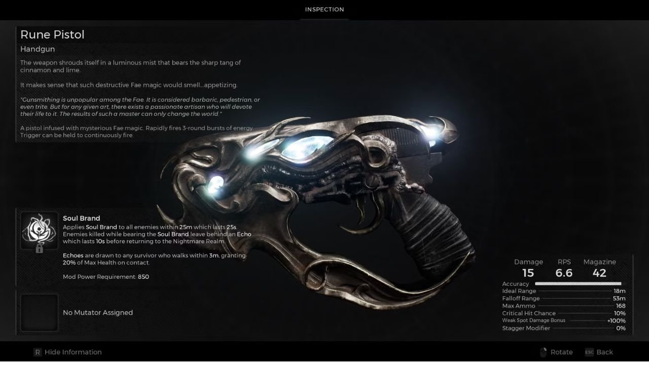 remnant 2 Handguns